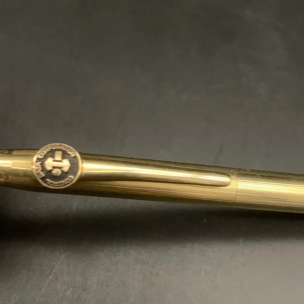 CROSS 12KT GF Control Data Corporation Gold Pen & Pencil Original Box Vintage